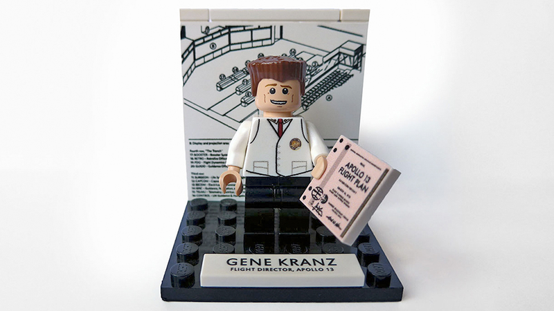 Illustration for article titled The Apollo 13 astronauts and crew are now immortalized as Lego minifigs